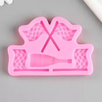 Силиконовый молд, форма для заливки «Гонки», 4 предмета, 7.5111.3 см