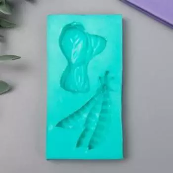 Молд силикон "Горошек и кольраби" 2 предмета 5,2х10,2 см