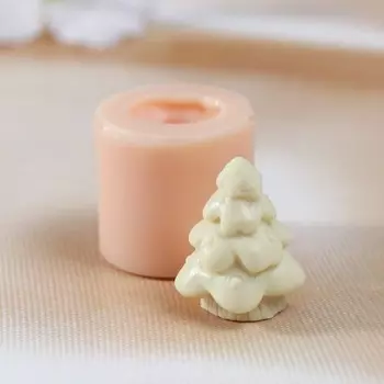 Молд силикон "Ёлка снежная" 2,4х2,4х3 см