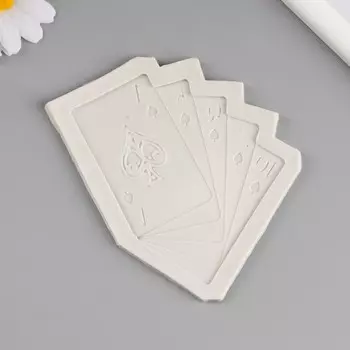 Силиконовый молд, форма для заливки «Карты игральные», 9.512.20.6 см