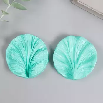 Молд силикон "Лепесток круглый" набор 2 шт 6х6х2 см