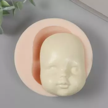 Молд силикон "Лицо младенца" №24 7,5х5,4х2 см