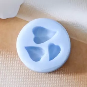 Молд силикон "Листики" от 0,9 см до 1,3 см МИКС