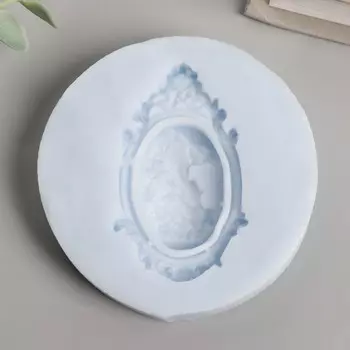 Молд силикон "Медальон Мари" 6х3,7 см