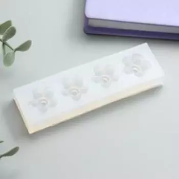 Силиконовый молд, форма для заливки «Незабудки», 4 предмета, 1103 см