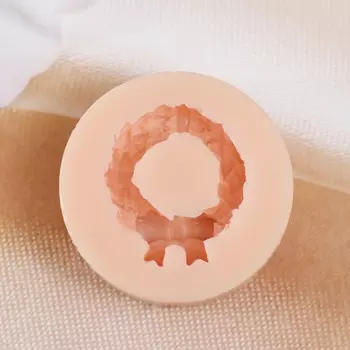 Молд силикон "Новогодний венок" 2,5х3х1 см