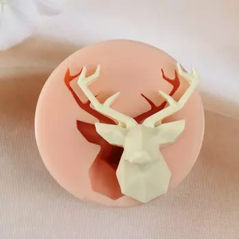 Силиконовый молд, форма для заливки «Олень», 5.54.53 см