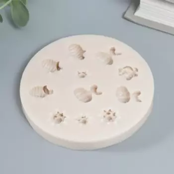 Молд силикон "Пчёлки и цветочки" 11 предметов