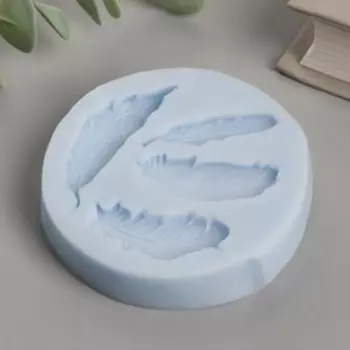 Молд силикон "Перышки" от 4 см до 5,8 см МИКС