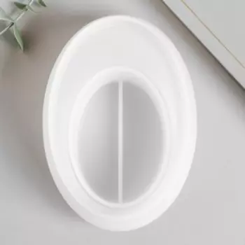 Молд силиконовый «Подсвечник овал» 14.56.9 см