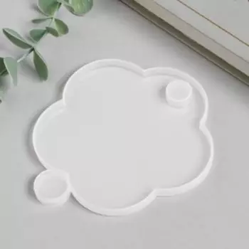 Силиконовый молд, форма для заливки «Шкатулка цветок - крышка», 9.810.50.7 см