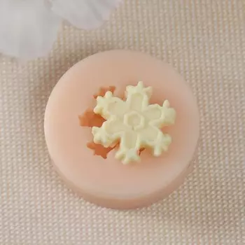 Новогодний молд силикон "Снежинка" №1 1,8х1,8х0,3 см