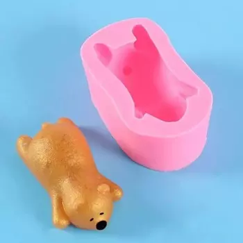 Силиконовый молд, форма для заливки «Спящий мишка», 358.7 см