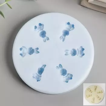 Молд силикон "Зайчики" 2,2х1,2х1,1 см МИКС