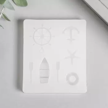 Молд силикон "Жизнь моряка" 7 предметов 1,2х6х7 см