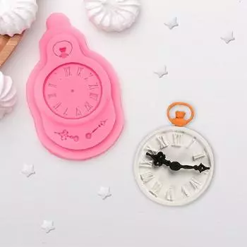 Силиконовый молд Доляна «Часы», 117 см, цвет МИКС