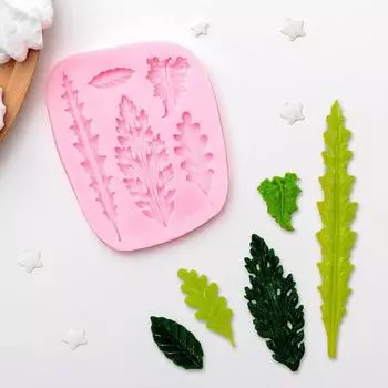 Молд Доляна «Гербарий», силикон, 9,580,8 см, цвет МИКС