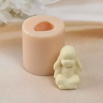 Молд силиконовый "Маленький Будда 1" 2,5х2,5х4 см