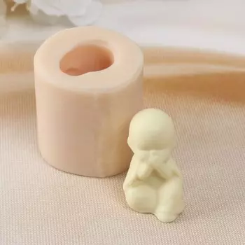Молд силиконовый "Маленький Будда 2" 2,5х2,5х4 см