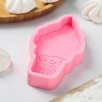 Силиконовый молд «Мороженка», 157,52 см, цвет розовый