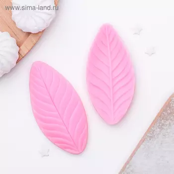 Силиконовый молд «Последний лист», 84 см, цвет розовый