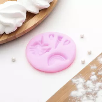 Молд «Радужный единорог», силикон, 6.30.5 см, МИКС