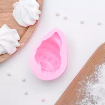 Молд «Ракушка», силикон, 8.564.1 см, розовый