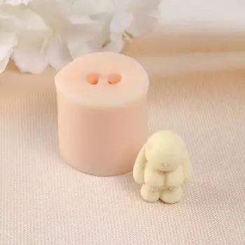 Молд силиконовый "Зайчонок" 2,2х2,8х1,5 см