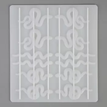 Молд силиконовый «Змейки», 16.514.81 см