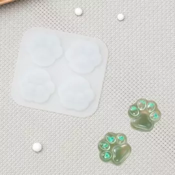 Молд «Следы котёнка», 5,5×5×0,7 см, ячейка 2×2 см