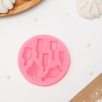 Силиконовый молд «Страна вина», d=8,5 см, цвет МИКС