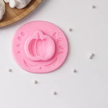 Молд «Тыковка», 9,5×9×1 см, цвет МИКС