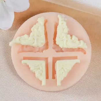 Силиконовый молд, форма для заливки «Узорные уголки», 2.52.5 см: 1.81.8 см, МИКС