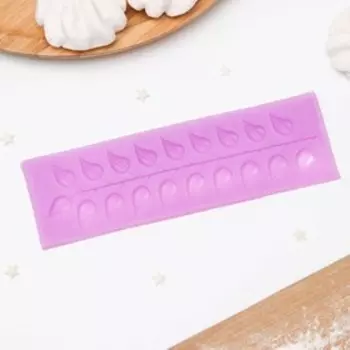 Молд «Веточка с листьями», 16×5×0,5 см, цвет МИКС