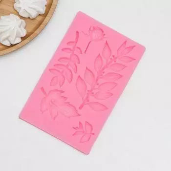 Силиконовый молд «Веточки», 19121 см, цвет МИКС