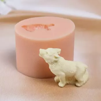 Силиконовый молд, форма для заливки «Волк»