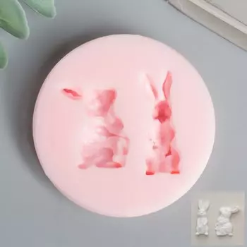 Молд "Зайчики" 3,5х1,2 см; 3х2,5 см