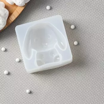 Молд Доляна «Зайчонок», силикон, 6.36.2 см, прозрачный