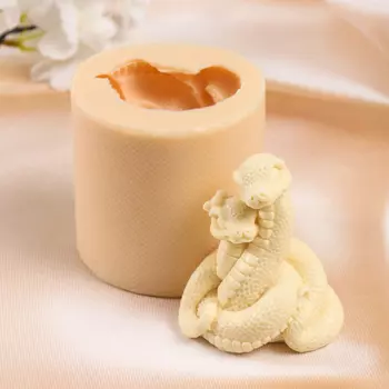 Молд "Змея №12" 6,5х5х8 см