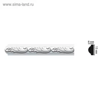 Молдинг 1,5х0,8х200 см, D130B/80