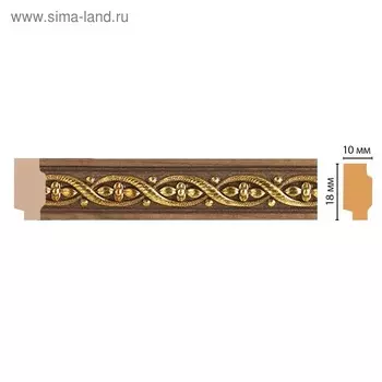 Молдинг 1,8х1х240 см, 158-3/56