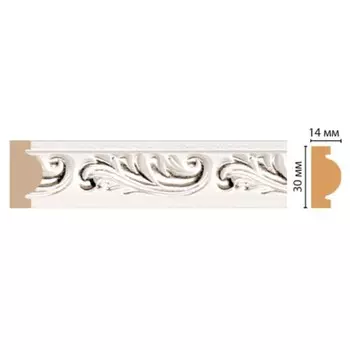 Молдинг 3х1,3х240 см, 157-60/42