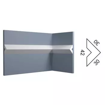 Молдинг Kr128M, 3х3х200 см