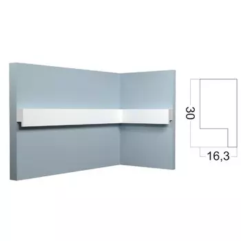 Молдинг Kr165M, 3х1,6.3х200 см