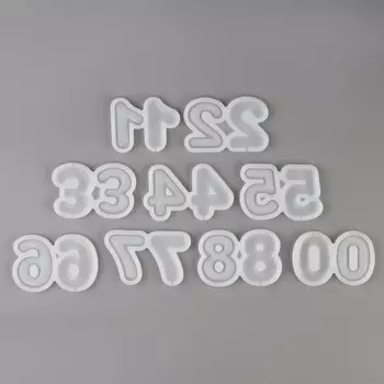 Молды силиконовые «Цифры», набор, 9 5 8 см