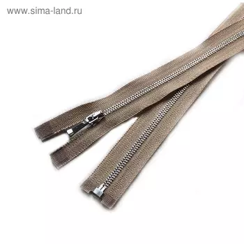 Молния №1, разъёмная, 160 см, цвет бежевый