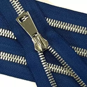 Молния для одежды, №8СТ, разъёмная, 85 см, цвет синий