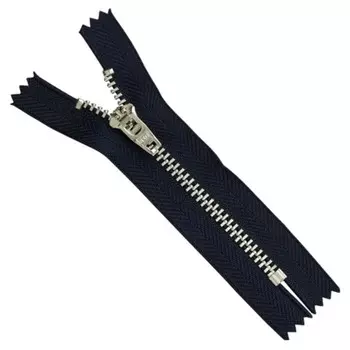 Молния джинсовая 10 см, 10 шт в уп.