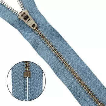 Молния джинсовая 16 см, 10 шт в уп.