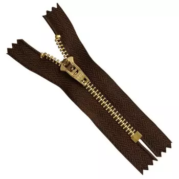 Молния джинсовая 8 см, 10 шт в уп.